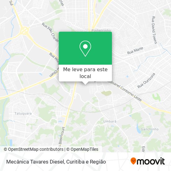 Mecânica Tavares Diesel mapa