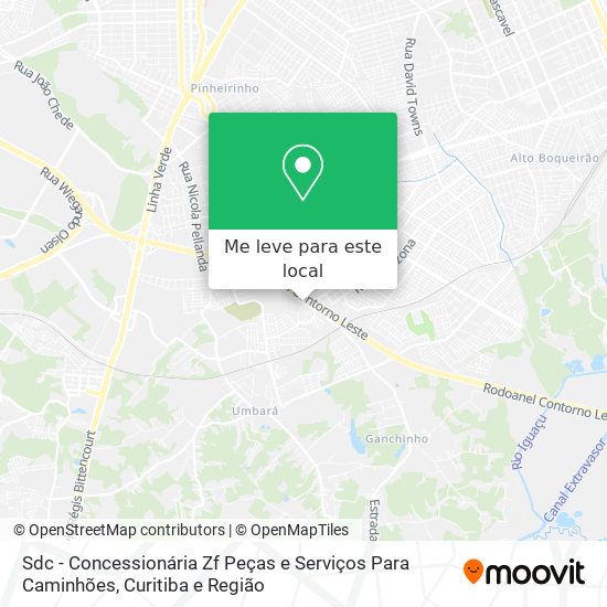 Sdc - Concessionária Zf Peças e Serviços Para Caminhões mapa