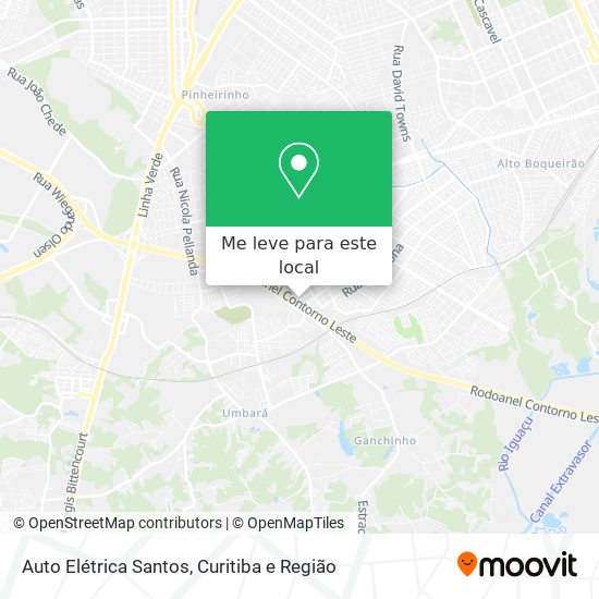 Auto Elétrica Santos mapa