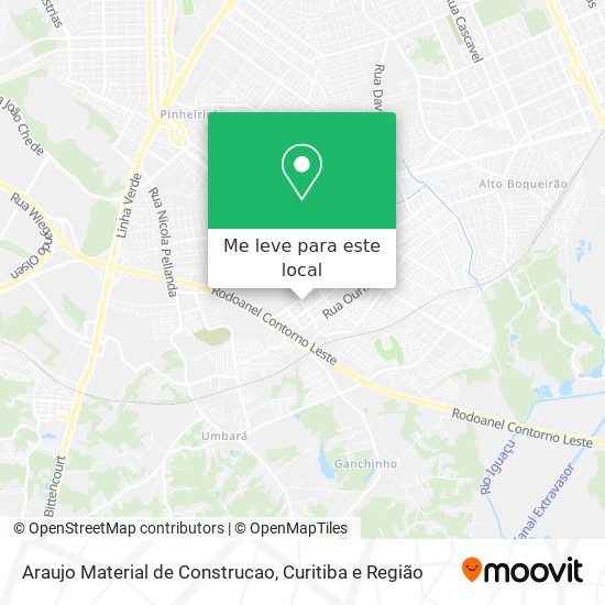 Araujo Material de Construcao mapa
