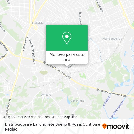 Distribuidora e Lanchonete Bueno & Rosa mapa