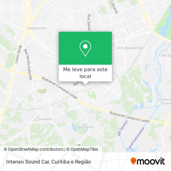 Intenso Sound Car mapa