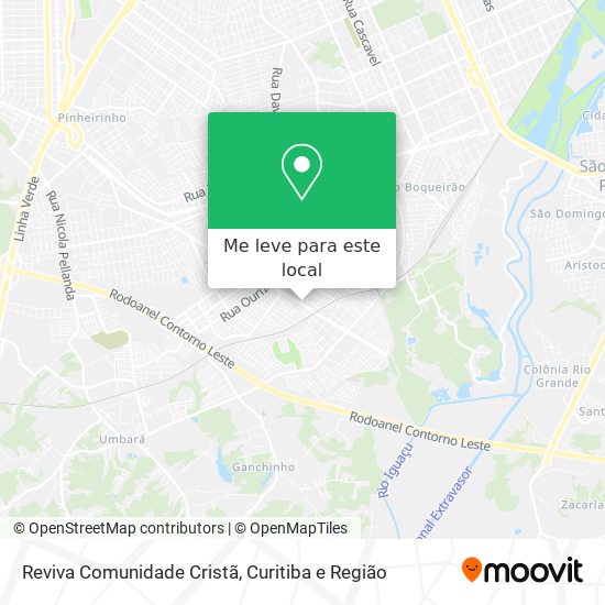 Reviva Comunidade Cristã mapa