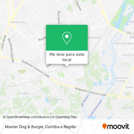 Master Dog & Burger mapa