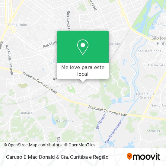 Caruso E Mac Donald & Cia mapa