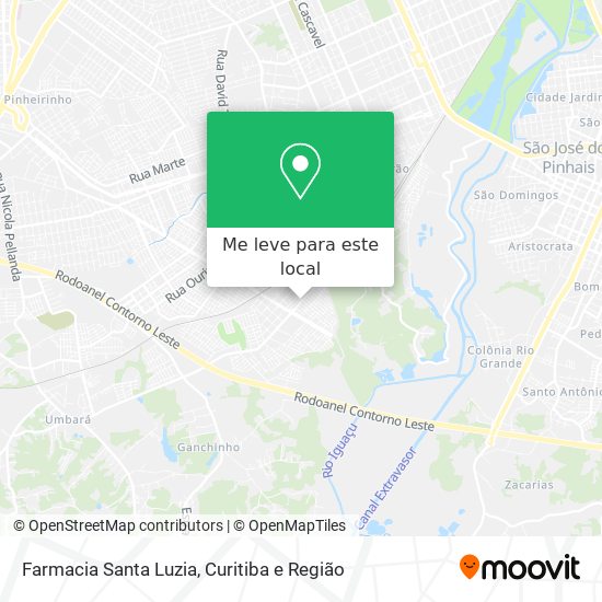 Farmacia Santa Luzia mapa