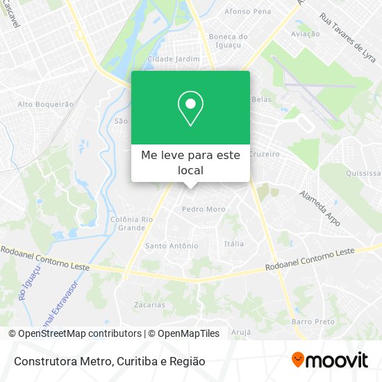 Construtora Metro mapa