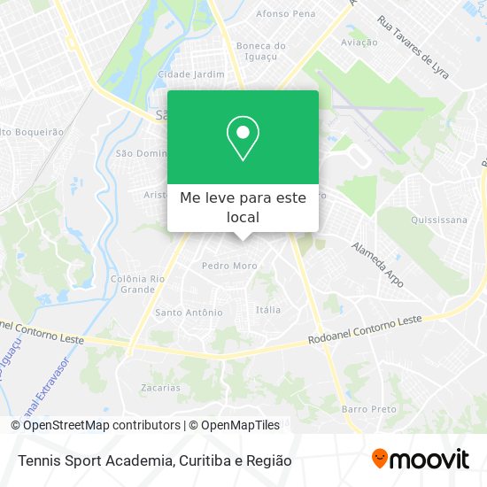 Tennis Sport Academia mapa