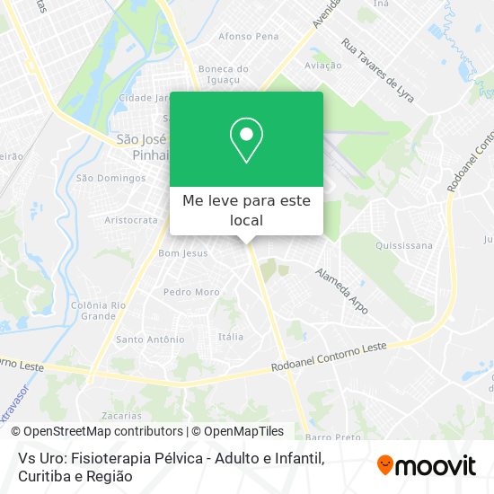Vs Uro: Fisioterapia Pélvica - Adulto e Infantil mapa