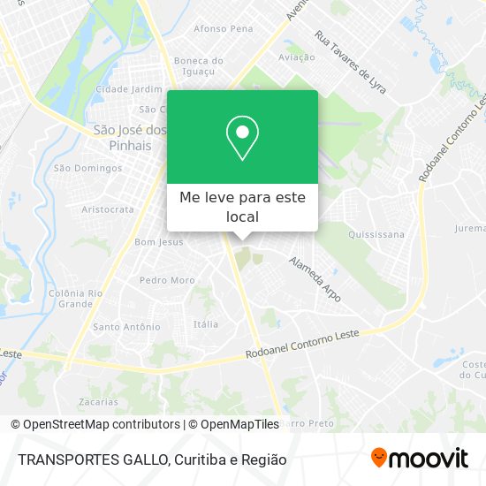 TRANSPORTES GALLO mapa