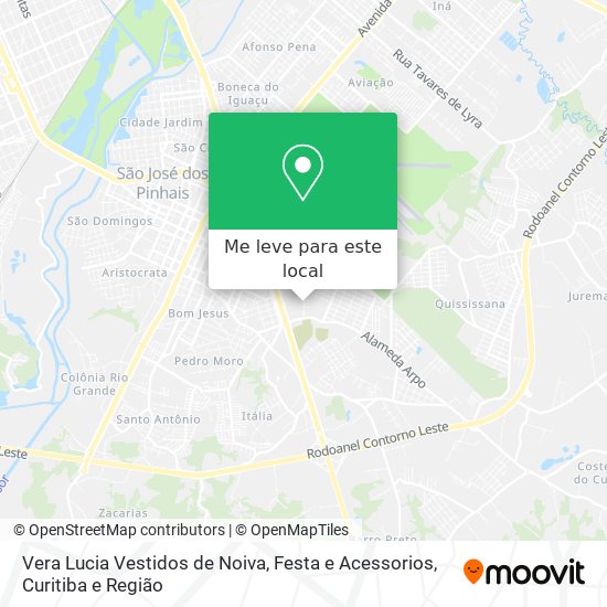 Vera Lucia Vestidos de Noiva, Festa e Acessorios mapa