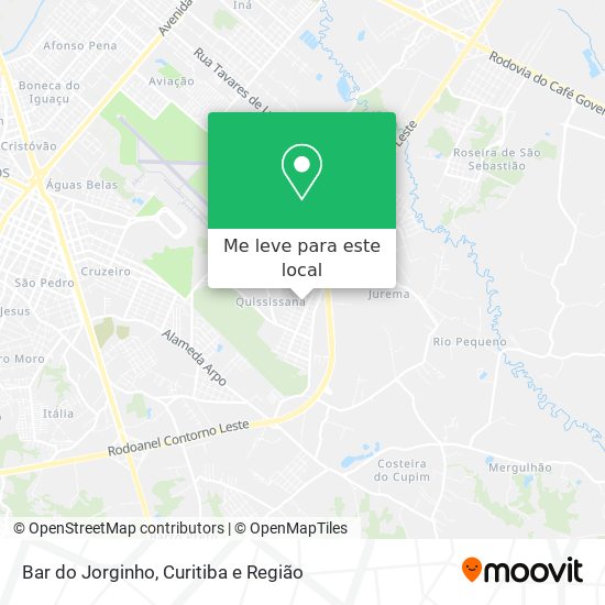 Bar do Jorginho mapa