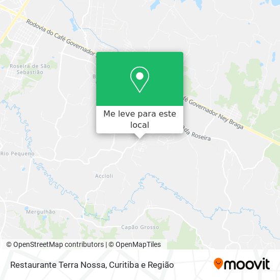 Restaurante Terra Nossa mapa