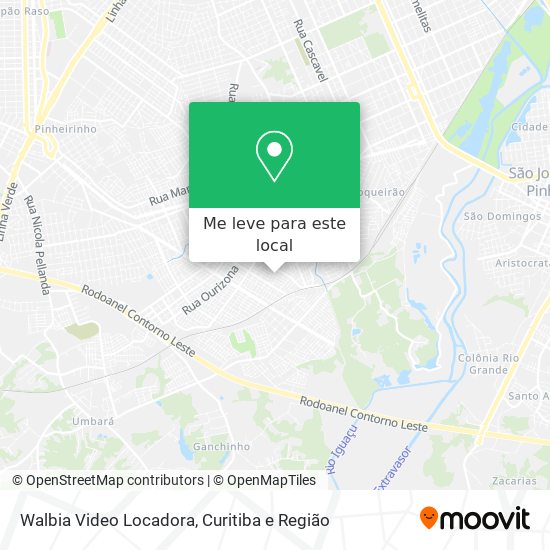 Walbia Video Locadora mapa
