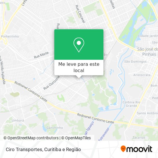 Ciro Transportes mapa