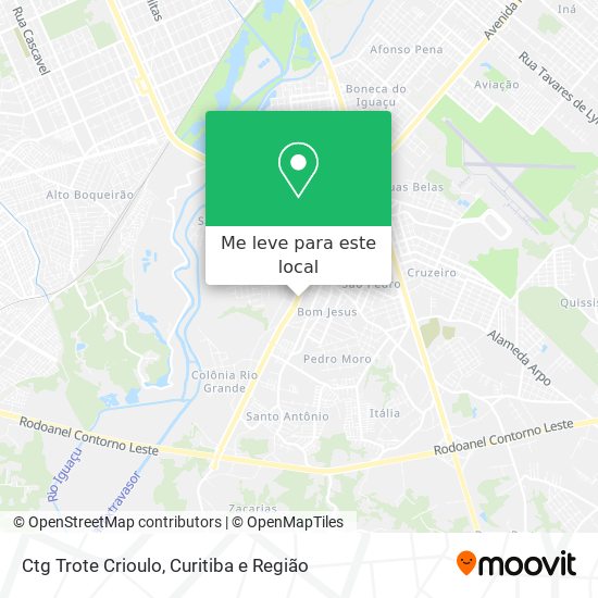 Ctg Trote Crioulo mapa