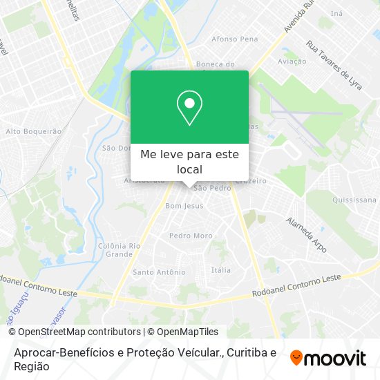 Aprocar-Benefícios e Proteção Veícular. mapa