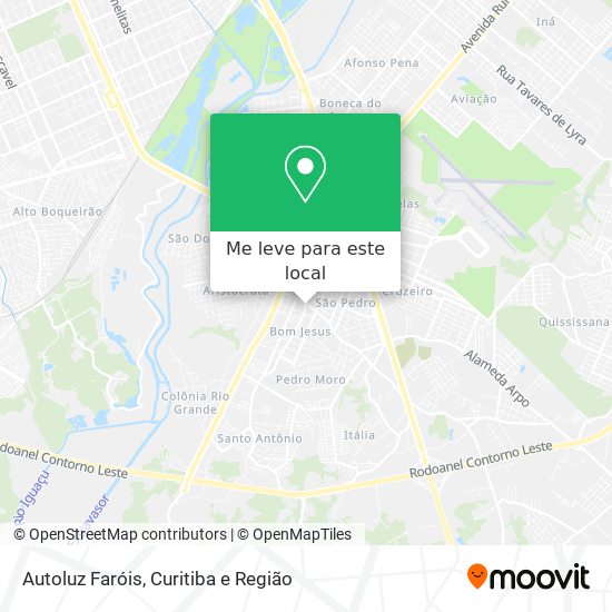 Autoluz Faróis mapa