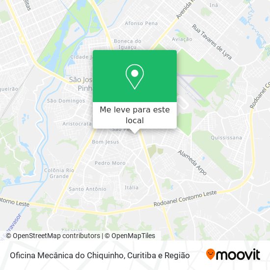Oficina Mecânica do Chiquinho mapa