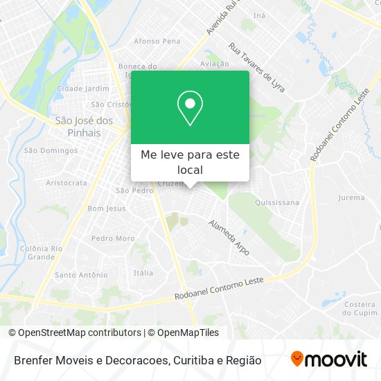 Brenfer Moveis e Decoracoes mapa