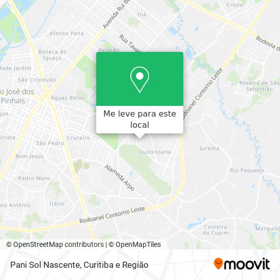 Pani Sol Nascente mapa