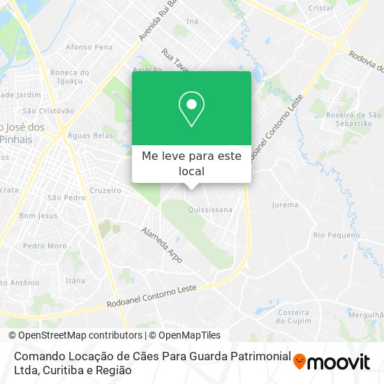 Comando Locação de Cães Para Guarda Patrimonial Ltda mapa
