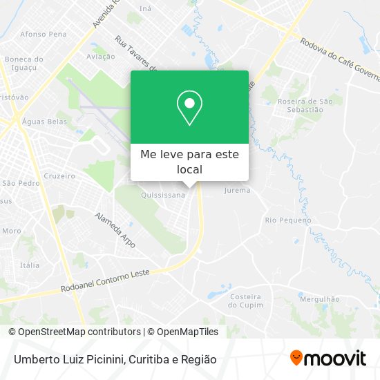 Umberto Luiz Picinini mapa