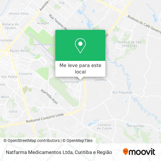 Natfarma Medicamentos Ltda mapa