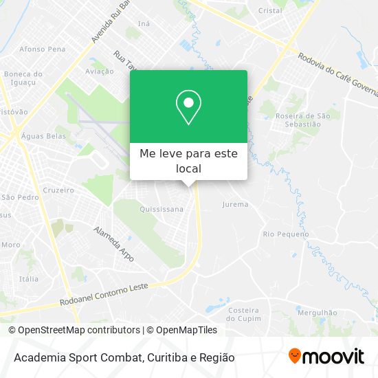 Academia Sport Combat mapa