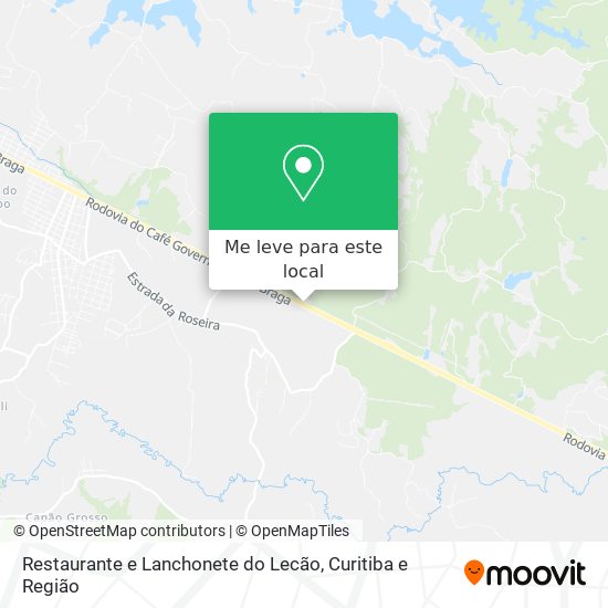 Restaurante e Lanchonete do Lecão mapa