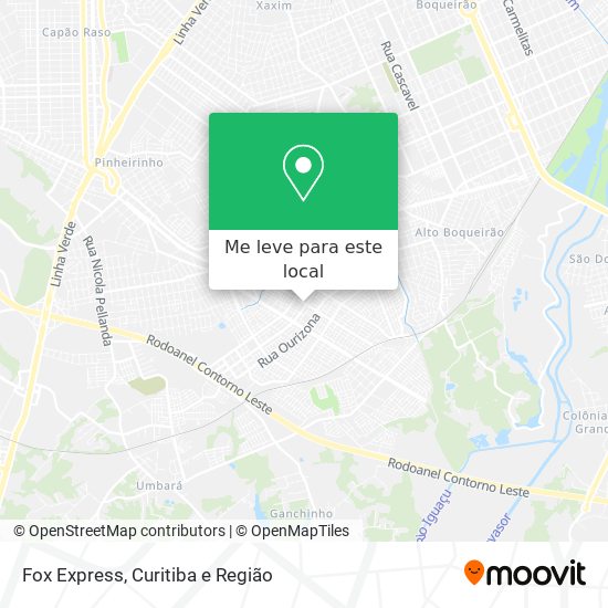 Fox Express mapa