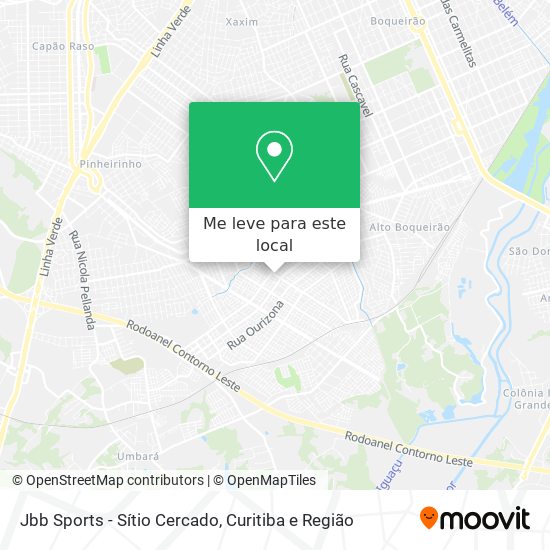 Jbb Sports - Sítio Cercado mapa