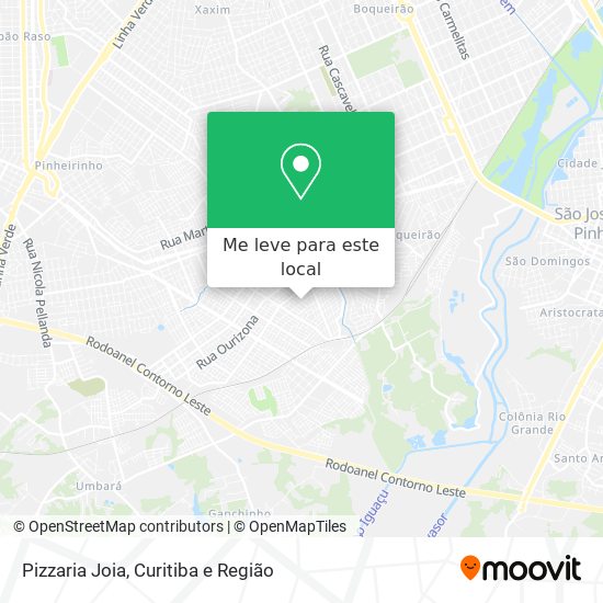 Pizzaria Joia mapa
