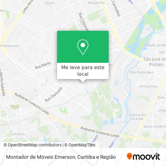 Montador de Móveis Emerson mapa
