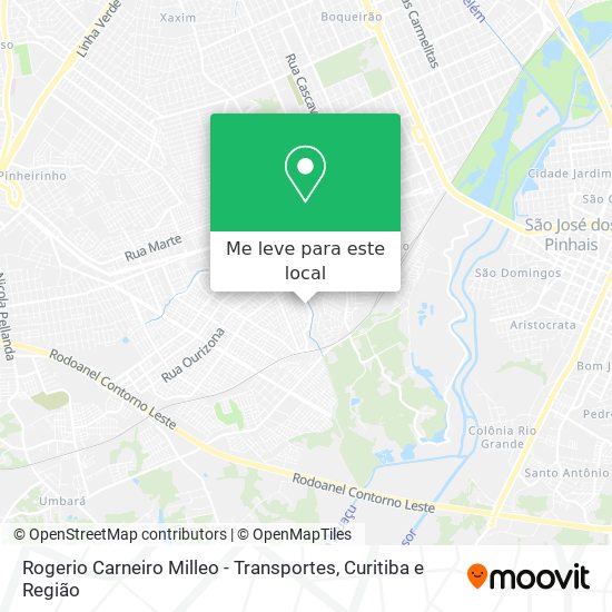 Rogerio Carneiro Milleo - Transportes mapa