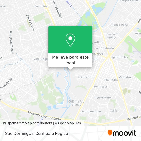 São Domingos mapa