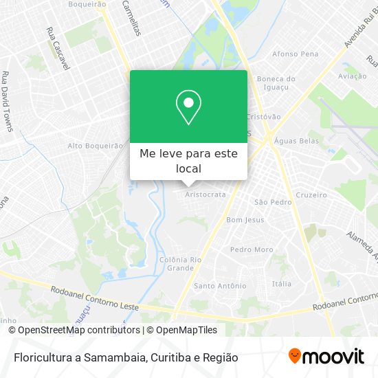 Floricultura a Samambaia mapa