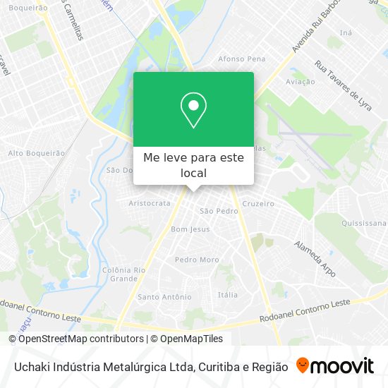 Uchaki Indústria Metalúrgica Ltda mapa