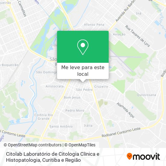 Citolab Laboratório de Citologia Clínica e Histopatologia mapa