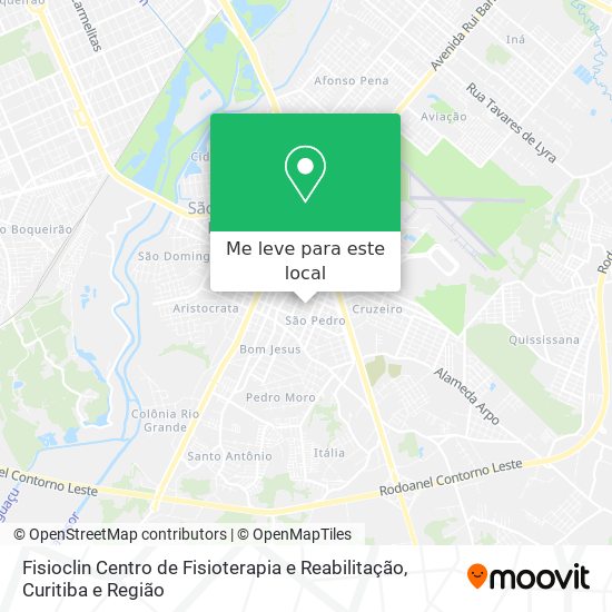 Fisioclin Centro de Fisioterapia e Reabilitação mapa