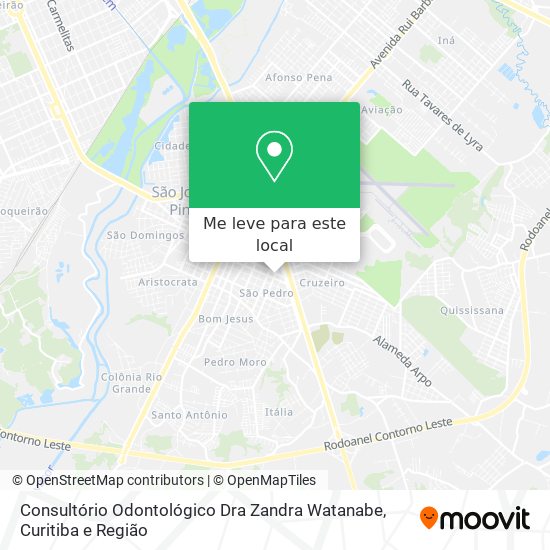 Consultório Odontológico Dra Zandra Watanabe mapa