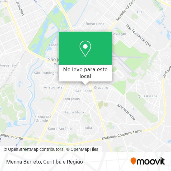 Menna Barreto mapa