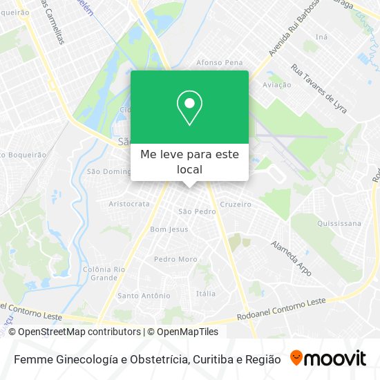 Femme Ginecología e Obstetrícia mapa