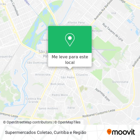 Supermercados Coletao mapa