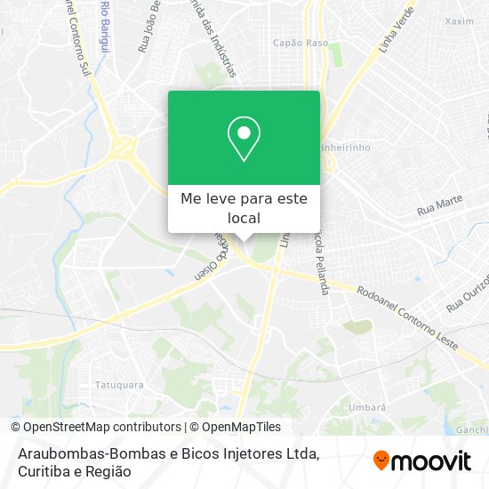 Araubombas-Bombas e Bicos Injetores Ltda mapa