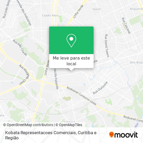 Kobata Representacoes Comerciais mapa