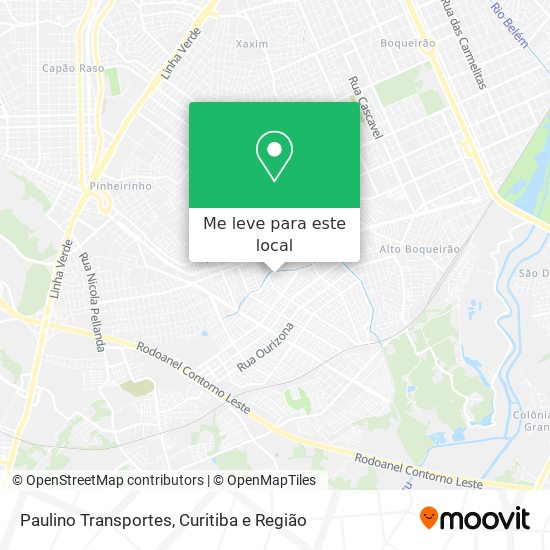 Paulino Transportes mapa