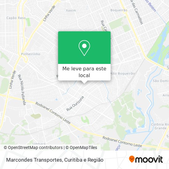 Marcondes Transportes mapa