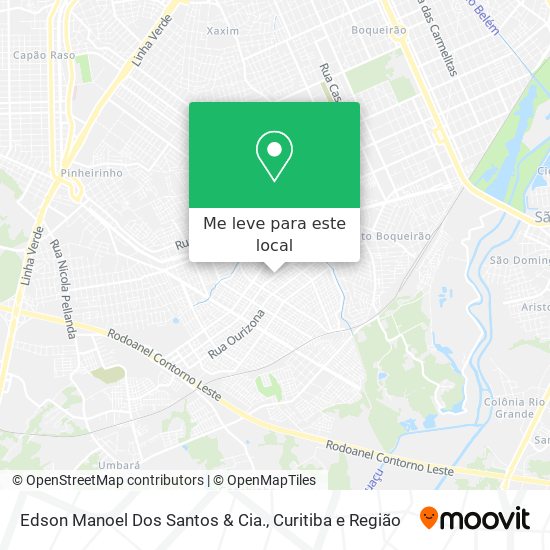 Edson Manoel Dos Santos & Cia. mapa