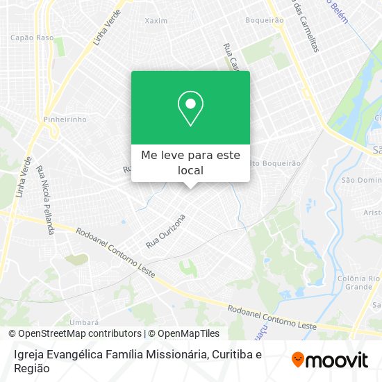 Igreja Evangélica Família Missionária mapa